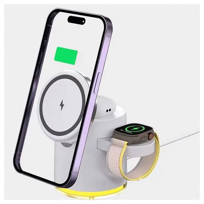Foldable 3-in-1 Magnetic Wireless Charging Station
