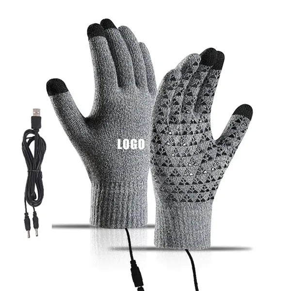 Rechargeable Heated Touchscreen Gloves  5V USB