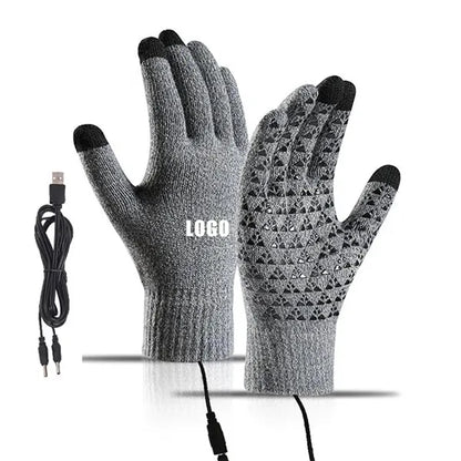 Rechargeable Heated Touchscreen Gloves  5V USB