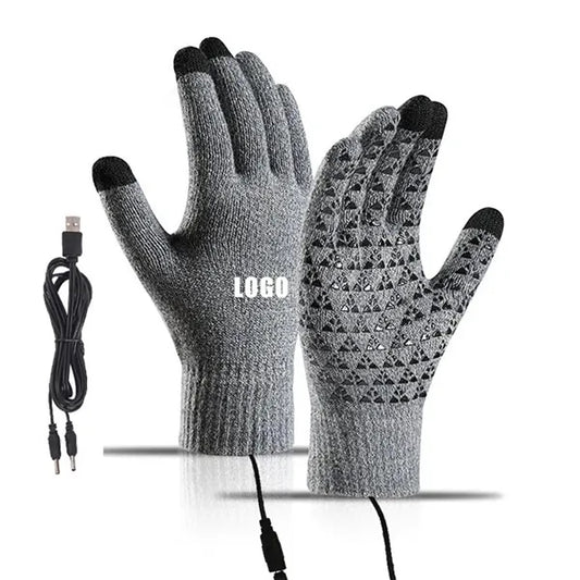 Rechargeable Heated Touchscreen Gloves  5V USB