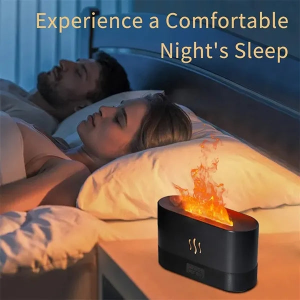 Ultrasonic Flame Diffuser   Relaxing Aroma for Home
