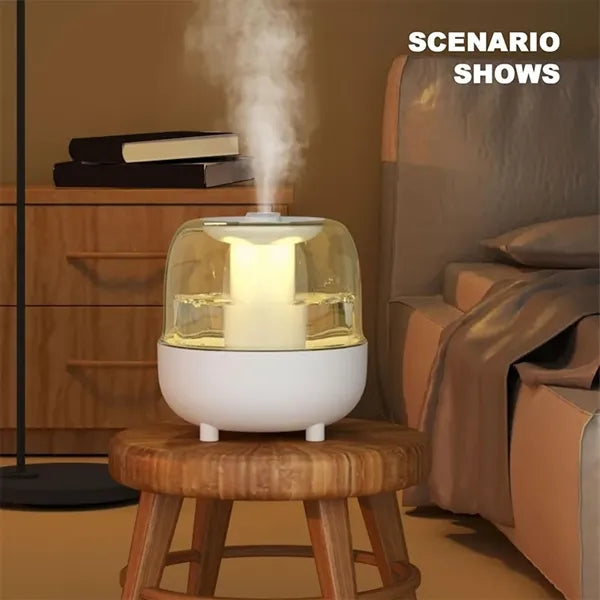 USB Dual Spray Humidifier Ideal for Office & Bedroom