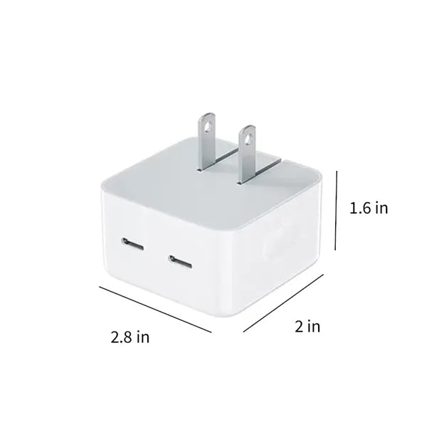 Dual USB-C Charger  35W Fast Charge