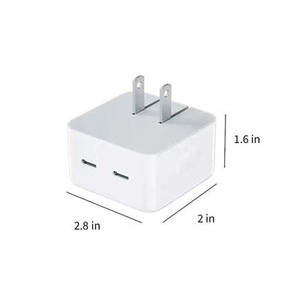 Dual USB-C Charger  35W Fast Charge