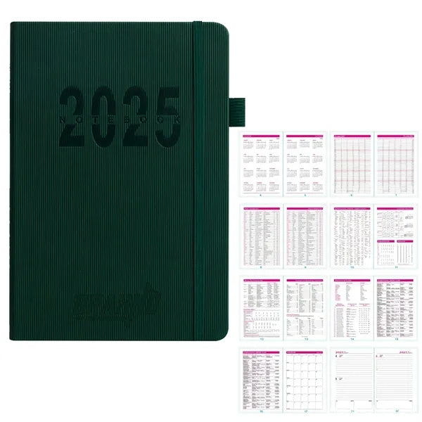 2025 Calendar Daily Monthly Planner Notebook Journal