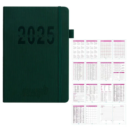 2025 Calendar Daily Monthly Planner Notebook Journal