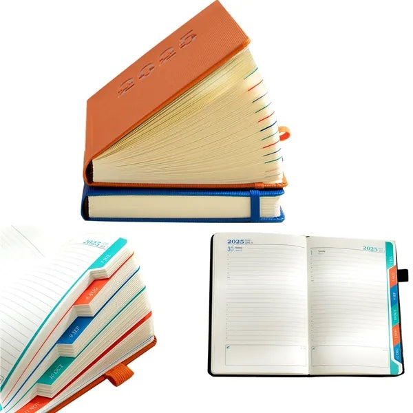 2025 Calendar Daily Monthly Planner Notebook Journal