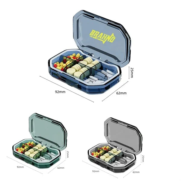 Portable Medicine Dispenser Pill Organizer Box