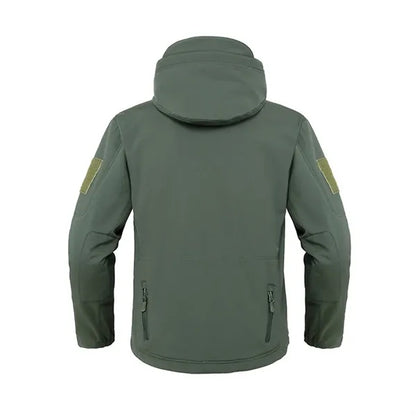 Winter Warm Fleece Softshell Hooded Jacket