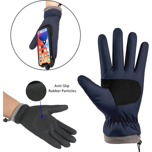 Winter Warm Thickened Fleece Waterproof Touchscreen Gloves
