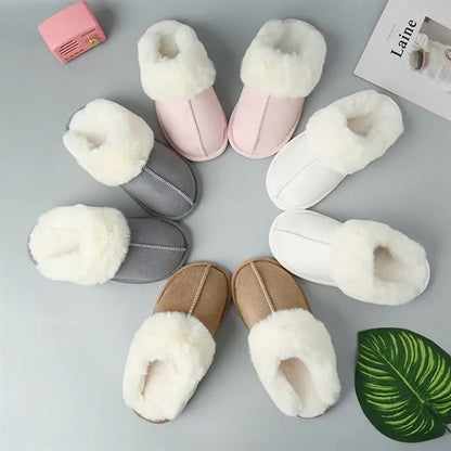 Women's Warm Fluffy Winter House Slippers