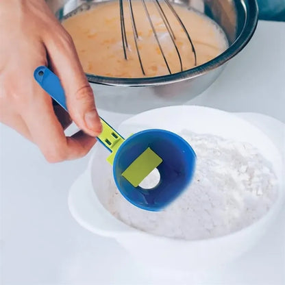 No Spill Funnel Measuring Scoop