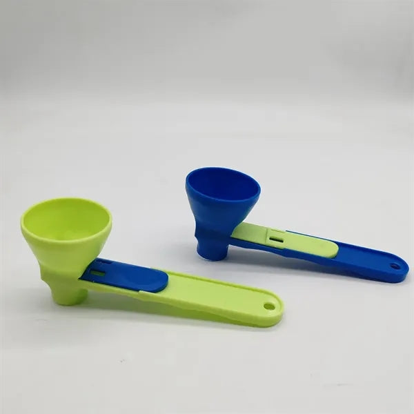 No Spill Funnel Measuring Scoop