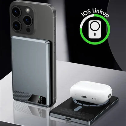 Slim Magnetic 20W Wireless Power Bank