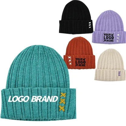 Cute Winter Cashmere Knit Beanie Hat