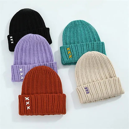Cute Winter Cashmere Knit Beanie Hat
