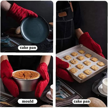 Oven Gloves Pot Holder Set