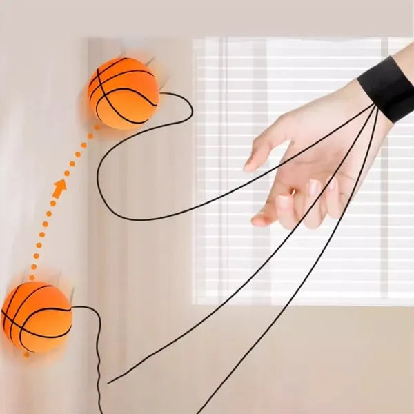 2.36" Wrist Return Rubber Sports Rebound Ball On String