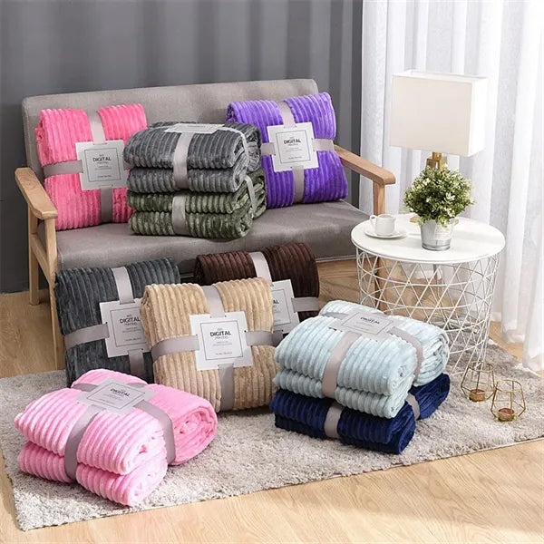 Soft Flannel Blanket  Home & Travel Use