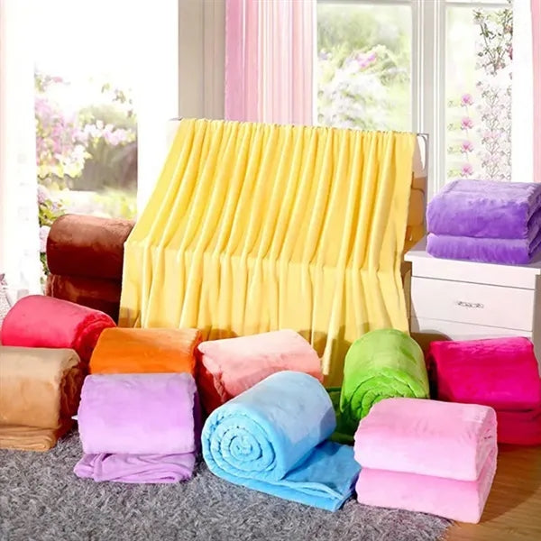 Thick Coral Fleece Blanket Cozy & Warm