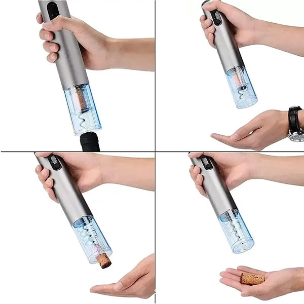 Dry cell battery Aluminium Alloy Wine Opener Automatic