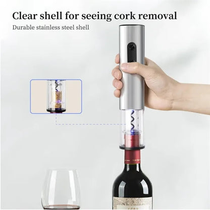 Dry cell battery Aluminium Alloy Wine Opener Automatic