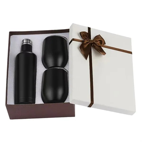 17oz 3pcs Set Stainless Steel Bottle Cups Wine Tumbler