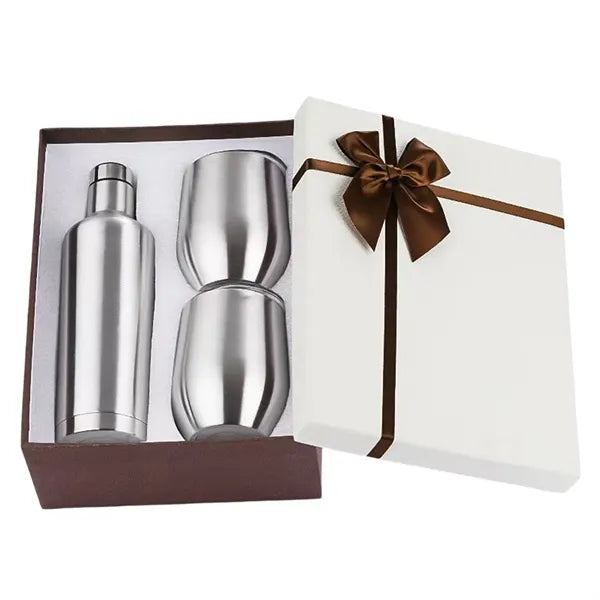 17oz 3pcs Set Stainless Steel Bottle Cups Wine Tumbler