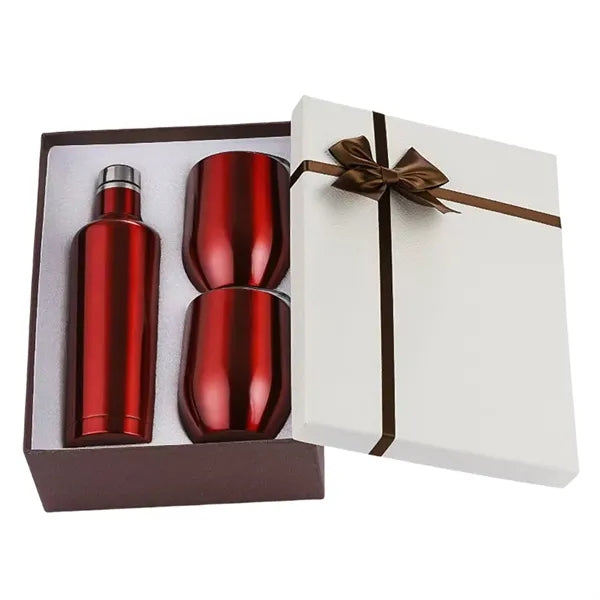 17oz 3pcs Set Stainless Steel Bottle Cups Wine Tumbler