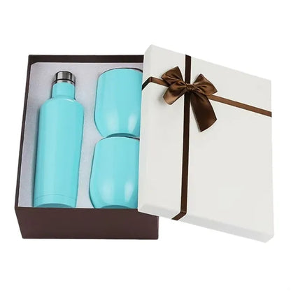 17oz 3pcs Set Stainless Steel Bottle Cups Wine Tumbler