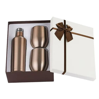 17oz 3pcs Set Stainless Steel Bottle Cups Wine Tumbler
