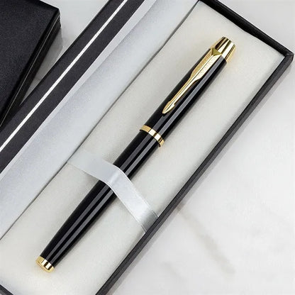 Graduation Pen  Elegant Black & Gold