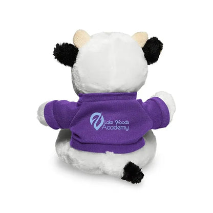 7" Plush Cow With T-Shirt