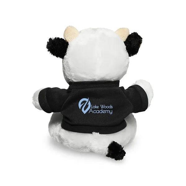 7" Plush Cow With T-Shirt