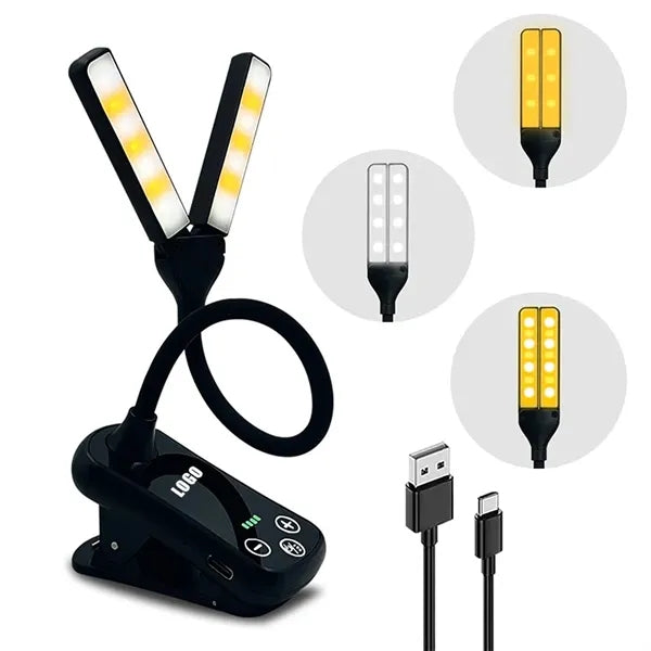 Clip-On Book Light  Touch Control