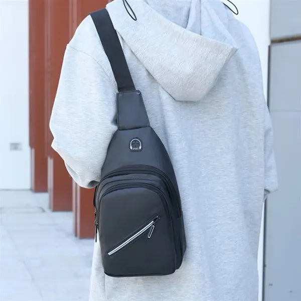 Multipurpose Strap Bag Backpack with Hole Hiking Shoulder