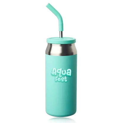 22 oz. Sydney Can Shaped Tumbler w/ Silicone Lid & Straw