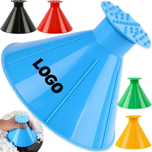 2 In 1 Multifunctional Car Snow Scraper Refueling Funnel