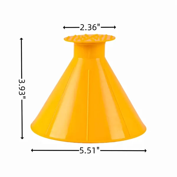 2 In 1 Multifunctional Car Snow Scraper Refueling Funnel