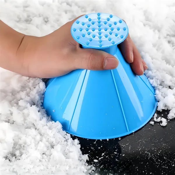 2 In 1 Multifunctional Car Snow Scraper Refueling Funnel