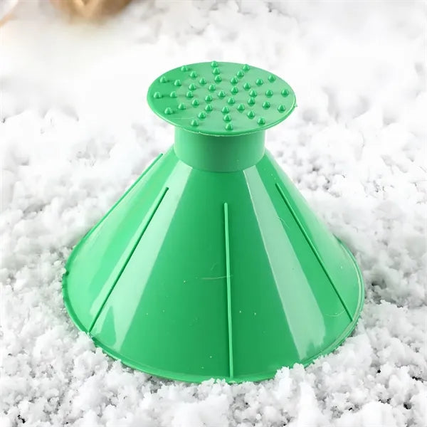 2 In 1 Multifunctional Car Snow Scraper Refueling Funnel