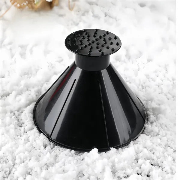 2 In 1 Multifunctional Car Snow Scraper Refueling Funnel