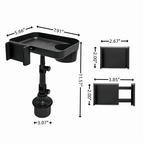 4 In 1 Car Cup Holder Expansion Tray Phone Seat Suv Parts