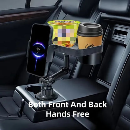 4 In 1 Car Cup Holder Expansion Tray Phone Seat Suv Parts