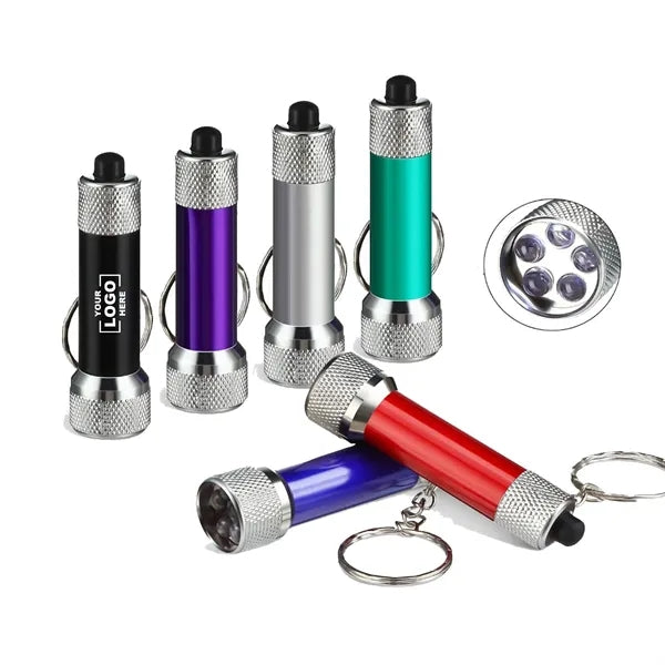 5 LED Metal Flashlight with Anti Explosive Batteries