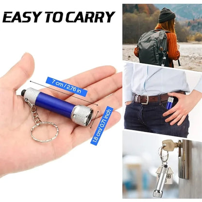 5 LED Metal Flashlight with Anti Explosive Batteries