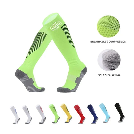 Anti-Slip Soccer Athletic Crew Long Socks