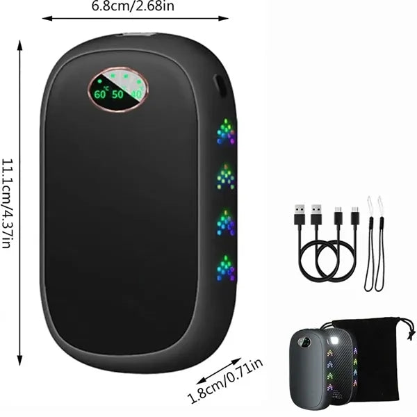 2 Pack Magnetic Hand Warmer 10000 mAh