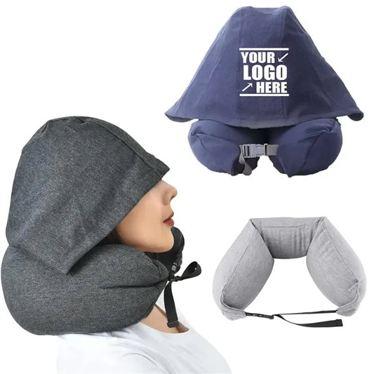 Hooded U Shape Sleeping Pillow
