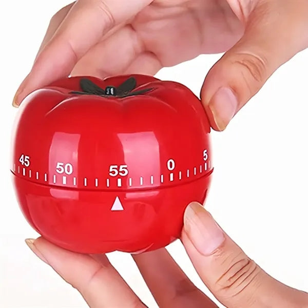 Kitchen timer 360 degrees rotating tomato shaped alarm clock